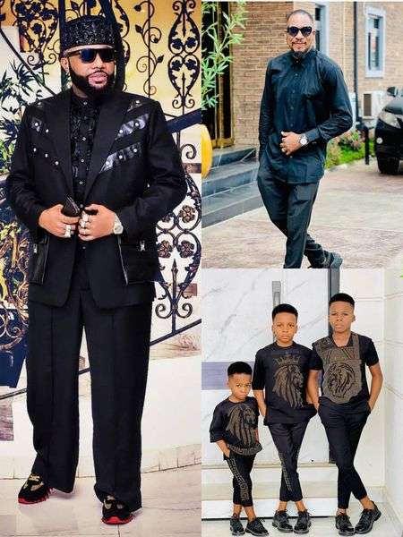 Popular Nigerian Business Mogul – Chief Emeka Okonkwo (E-Money) Vows to Train All 3 Kids of Late Nollywood Actor, Junior Pope