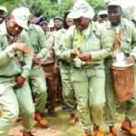 FG Begins Payment of ₦44,000 Arrears to Former NYSC Members Corp members dancing