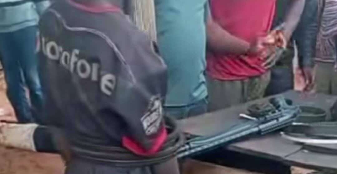 Armed Scavenger Arrested with Pump Action Gun in Edo State