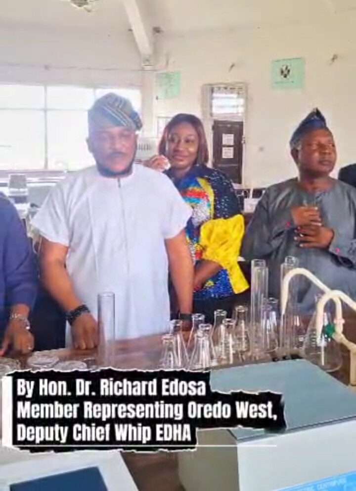 Edo Lawmaker Donates Laboratory, Medical Equipment to UNIBEN