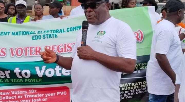 INEC Intensifies Voter Registration Drive Across Edo Streets, Markets