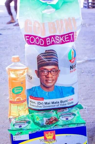 Christmas: Yobe Governor Supports 7,000 Christian Residents with Food Items