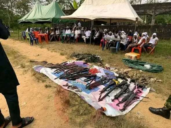 Amnesty: 80 Militants Surrender Arms In Cross River