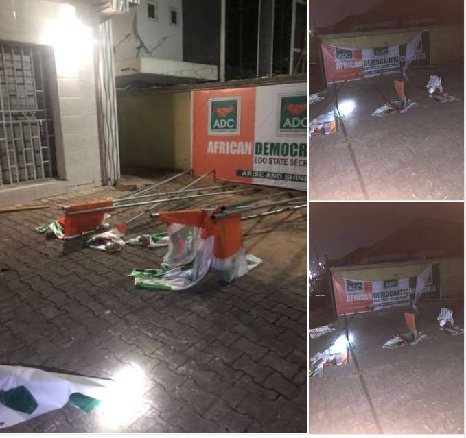 Outrage as Suspected Thugs Attack ADC Secretariat in Edo