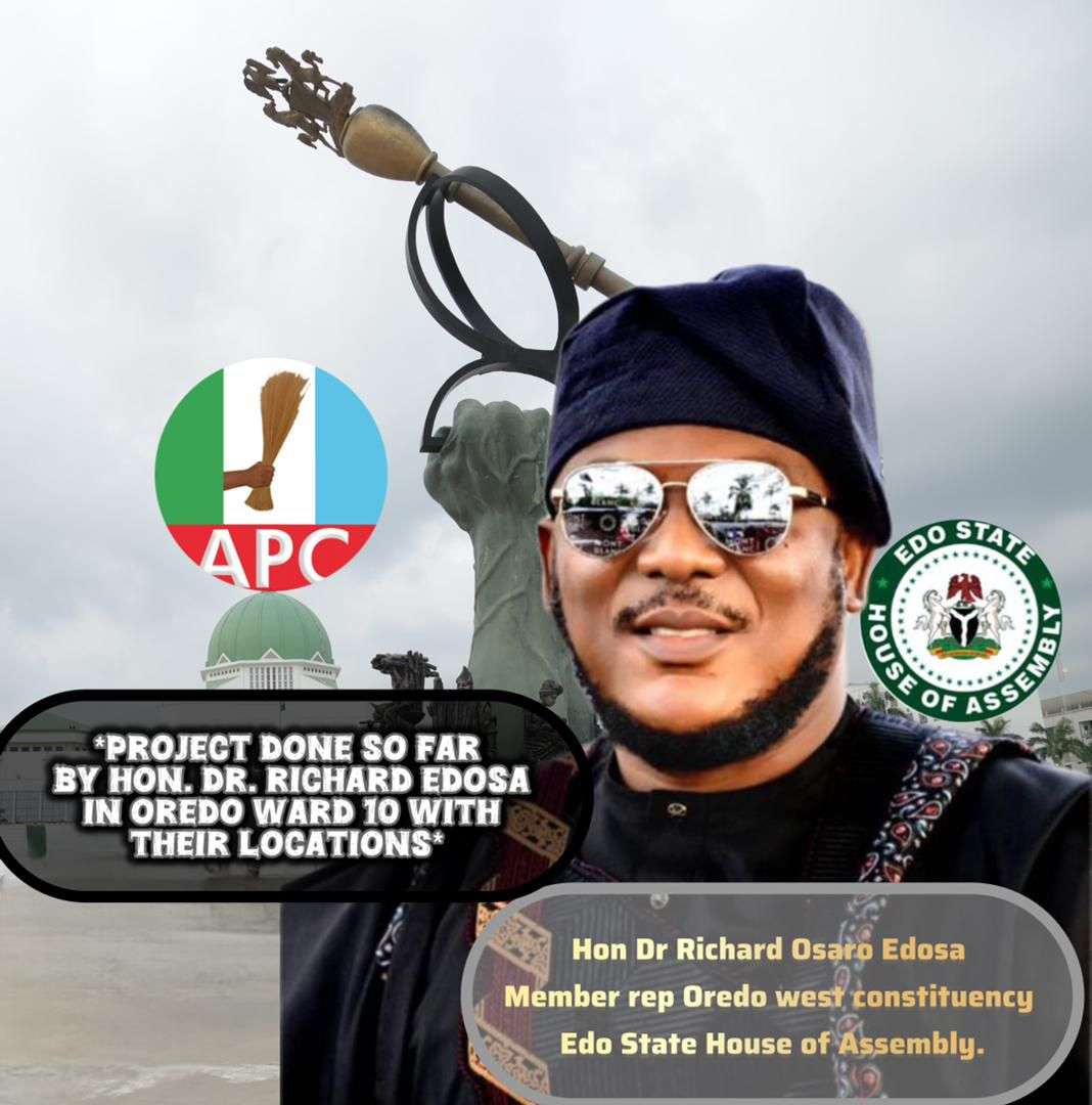 Development Footprints in Ward 10: Hon Dr. Edosa Lights Streets, Revives Water, Rebuilds School in Oredo West