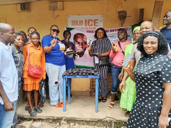 Medical Outreach: Senator Imasuen distributes hundreds of free medicated eye glasses to constituents