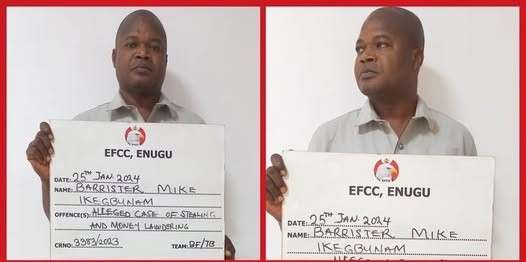 EFCC Re-arraigns Lawyer for Alleged N91million Land Fraud in Enugu