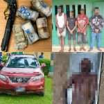 Edo Police Smash Vegetable Market Kidnap Gang, Arrest Four Suspects, Recover N2m Cash, Weapons 728653543_1856606448648766_3423641542626930148_n