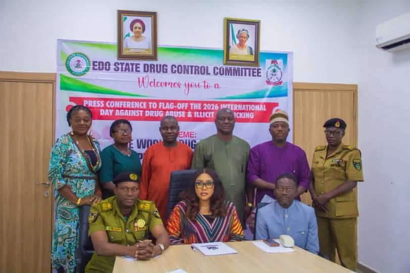 Edo State Govt Calls for United Front Against Drug Abuse, Trafficking