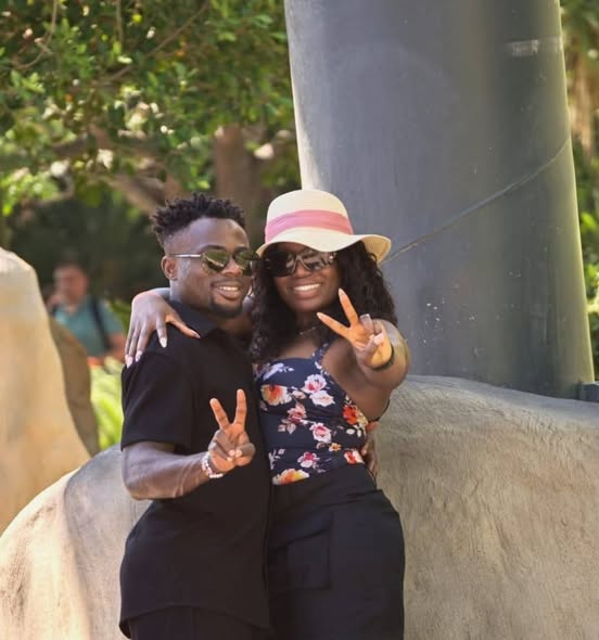 PHOTO: Super Eagles Star Moses Simon Unwinds With Family During Off-Season Break