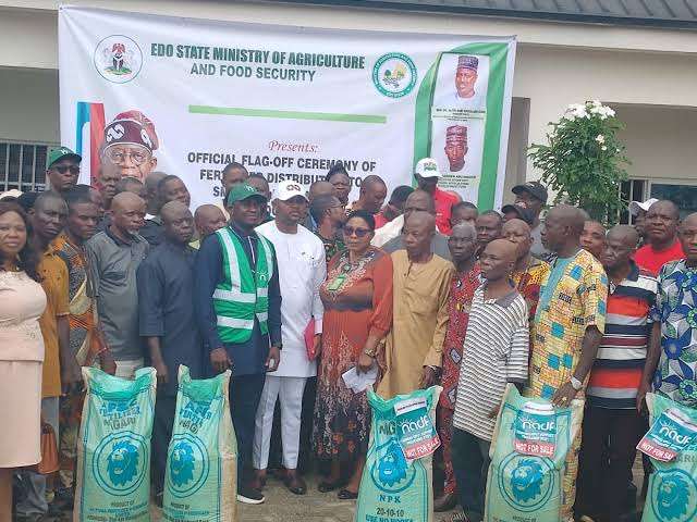 12,000 Edo Farmers to Receive Free Fertiliser as FG Rolls Out Food Security Programme