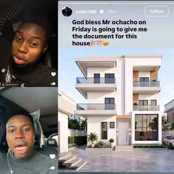 Peller’s 400 Million Naira Mansion ‘Wedding Gift’ House Not His Property, Billionaire Ochacho Clarifies