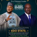 Oredo West Lawmaker, Dr Edosa Hails Okpebholo at 56, Says Governor’s Vision Is Transforming Edo 788414386_1666712795040130_9000285371597447018_n