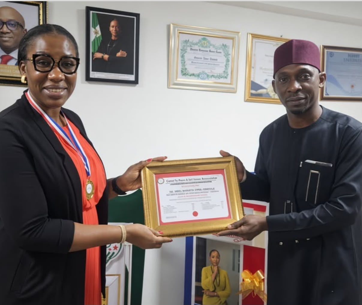 EDOHIC DG Receives Integrity Award, Reaffirms Commitment to Expanding Health Insurance